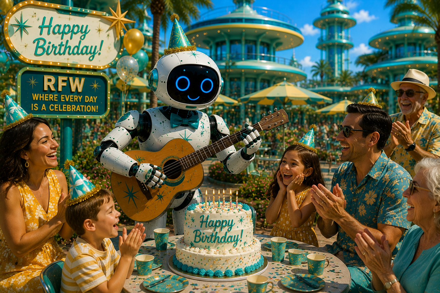 Robot celebration